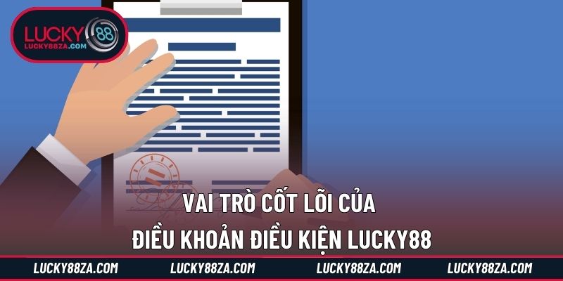 Vai trò cốt lõi của điều khoản điều kiện LUCKY88